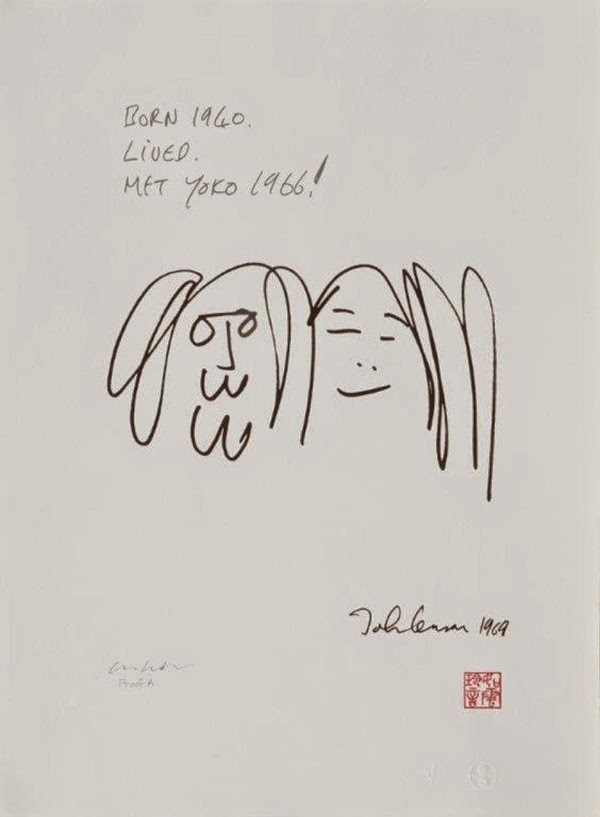 John Lennon'un unutulan ilk aşkı; çizimleri