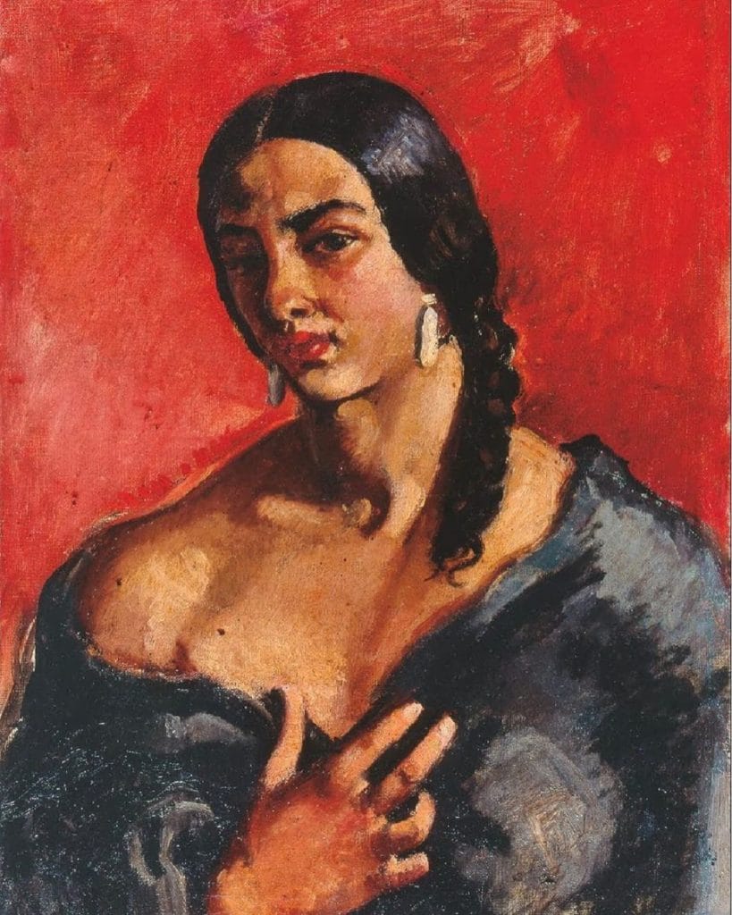 Amrita'nın kendi portrei